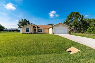 Spacious front yard and driveway