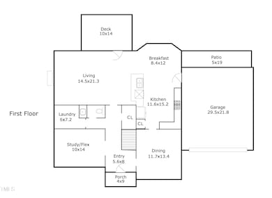 1st Floor Layout