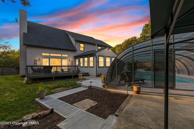 Rear Dusk & Pool View