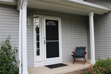 View showing covered porch entry .................