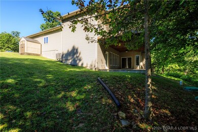Rear view of home