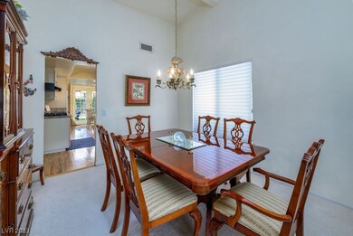 Dining room with entry to thekitchen.