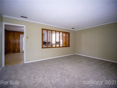 Large living room featuring new carpet