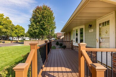 Enjoy the maintenance-free front deck that leads you up to the entry