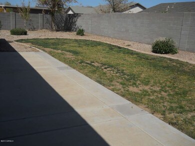 over-sized north exposure backyard