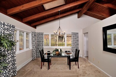 Dining Area Surrounded by Windows