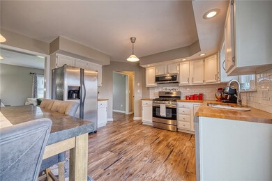 Heart of the home is this comfortable kitchen with