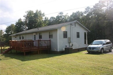 Rear of home with 12'x16' deck