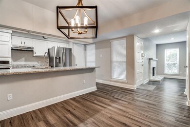 Chef's kitchen with brand new refrigerator