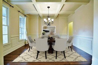 Furnished dinning room