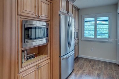 Lovely wood work and flooring.