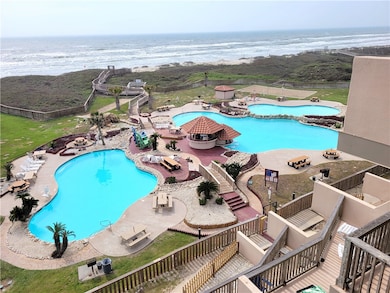 The view from the balcony is stunning.