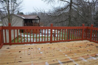 New decking outside the dining room
