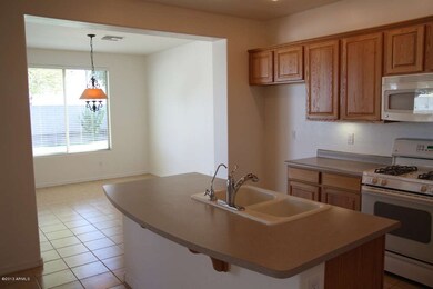 dining area and kitchen