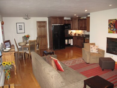 Kitchen and living room
