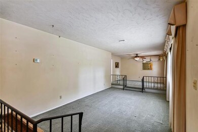 Living and dining room.