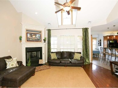 Interior Space/Layout. kitchen open to living area