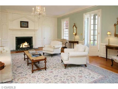 Living Room - Magnificent living room with millwor