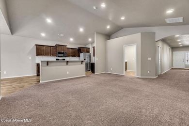 Open Concept Kitchen, Living and Dining