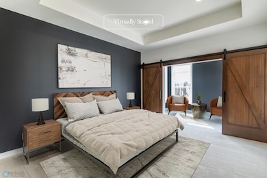 Virtually Staged Primary Bedroom