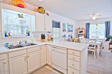 Kitchen, dining and living room