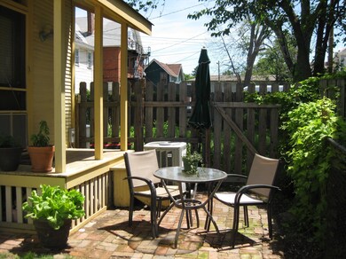 Brick patio