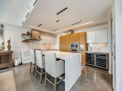 Neolith callacatta waterfall island