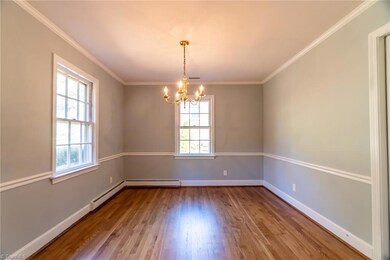 Dining Room #1 with chair railing