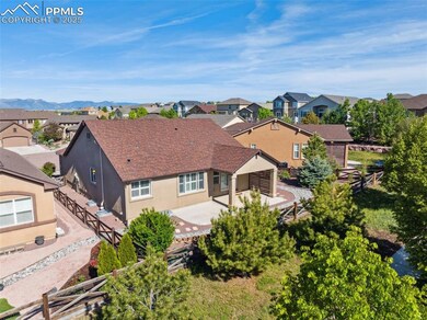 Aerial view of rear