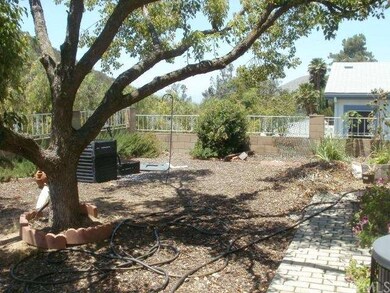 Backyard with enclosed fencing