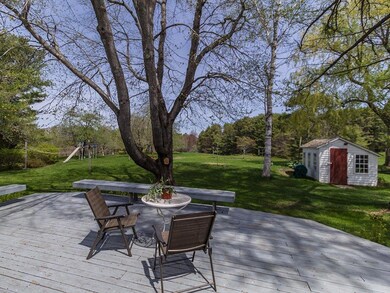 The rear deck looking towards the...