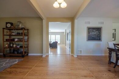 Gorgeous hardwood floors upon entry!
