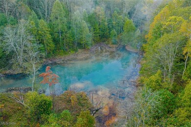Bird's eye view of a nearby body of water