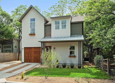 View of front of property with an attached garage