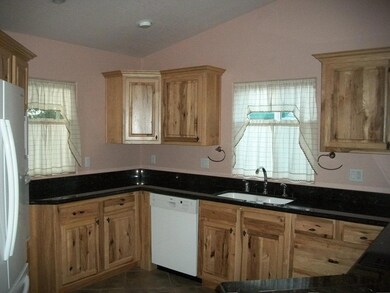 Beautiful knotty hickory cabinets