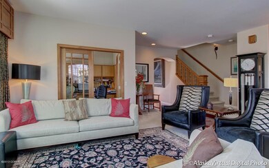 Living Room with Office Entry