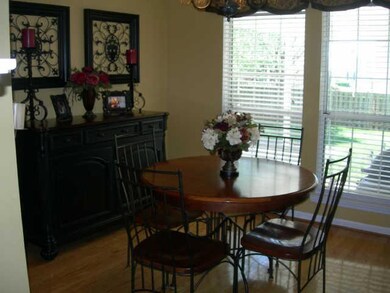 Dining room with hardwood floors