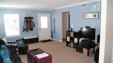 View from dining into living room