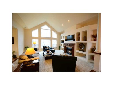 Great Room. Bright and open with custom built-ins