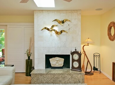 Brick Fireplace