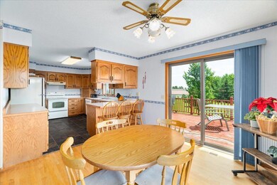 Dining and kitchen area
