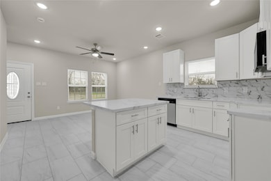 kitchen open to family room