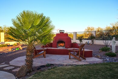 Patio Area with Kiva Fireplace