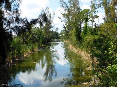 View Down South Side Of Canal