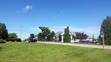 View of motel across st.