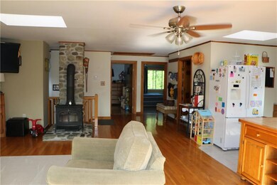 View from living room towards bedrooms.