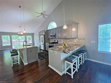 The beautiful kitchen is the heart of the home
