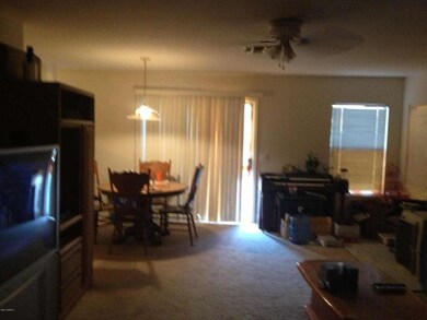 Living room dining room view