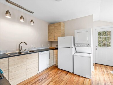 The 2 bed / 1 bath is light and bright with a flowing floor plan that maximizes the use of space. Single level living, smart modern finishes with charming period details make this home a true gem. 