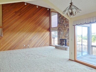 View from dining area to living room